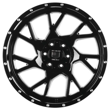 EMR-037-01 12.0x22"-6x139.7 ET-44 106,01 Black Milling Jant (4 Adet)